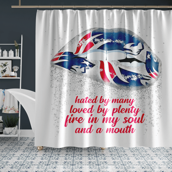 New England Patriots Patriots Girls Shower Curtain