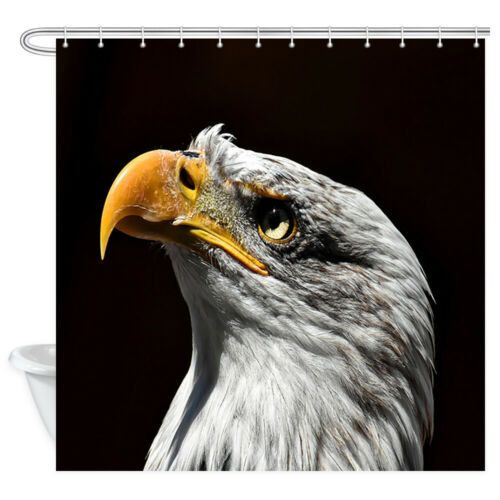 Bird Theme American Eagle Bathroom Decor 3D Printed Shower Curtain