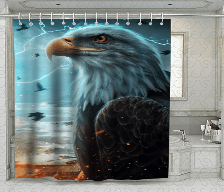 The Predator Eagle Shower Curtain