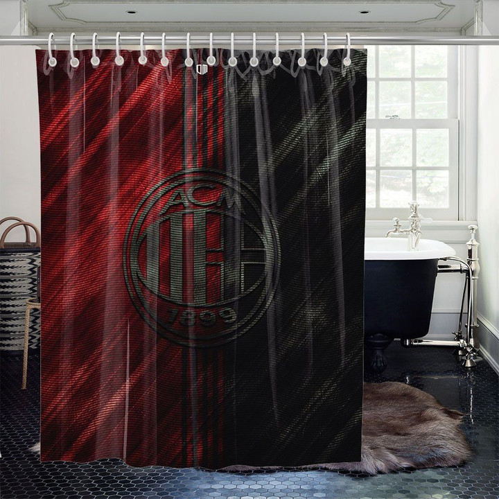 Milan Backgrounds Shower Curtains Vibrant Color High Quality Unique For Good Vibes Home Decor