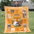 Tennessee Volunteers Quilt Blanket Ha1910 Fan Made
