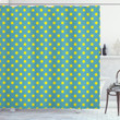 Nostalgic Dots Design Printed Shower Curtain Home Decor