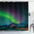 Sky Rocky Hill Wild Design Printed Shower Curtain Home Decor