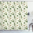 Serene Spring Nature Design Printed Shower Curtain Home Decor