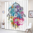 3D Colored Dreamcatcher Drawing Printed Window Curtain Home Decor
