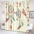 Colorful Dreamcatcher Printed Window Curtain Home Decor