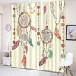 Colorful Dreamcatcher Printed Window Curtain Home Decor