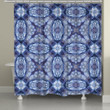 Mystery Blue Shower Curtain   Custom Design High Quality Bathroom Home Decor