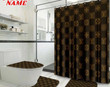 Lv Luxury Type 69 Shower Curtain Waterproof Luxury Bathroom Mat Set Luxury Brand Shower Curtain Luxury Window Curtains
