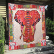 Elephant Qh020804C Tbg Quilt Blanket