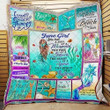 June Girl A Soul Of A Mermaid Cl18100390Mdq Quilt Blanket