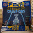 St. Louis Blues 2019 Stanley Cup Champions Blanket Th0907 Quilt