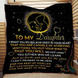 Mom To Daughter Never Lose Blanket Th0907 Quilt