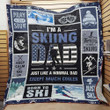Skiing Dad Quilt Blanket Dhc01021280Td