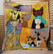Cat County Blues Quilt Blanket Dhc020120733Td