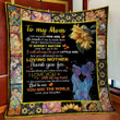 To My Mom Sunflower Dth161103Hd Quilt Blanket