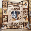 Boxer Dog Quilt Blanket Dhc0102884Td