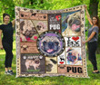 Pug My Heart Belongs To A Pug Quilt Blanket Dhc3112728Td