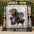 Rottweiler My Love My Pride Quilt Blanket Dhc020120513Td