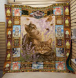 Cat Cute Couple Cat Quilt Blanket Dhc020120667Td