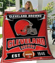 Cleveland Browns Quilt Blanket 01