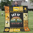 Honey Be Throw Blanket - Thanks For Bugging Buy To Bee Here Today Quilt Blanket - Gift For Bee Lovers