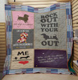 Rock Out Wth Your Dachshund Out Quilt