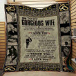 (Ql154) Lhd Family Quilt - To My Gorgeous Wife - I Love You.