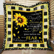 (Ql166) Sunflower Quilt - To My Daughter - I Am The Daughter.