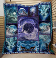 Wolf In The Night Quilt V6
