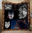 Wolf Quotes Quilt V4