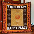 Basketball Happy Place Quilt