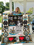  Newcastle United F.C - To My Son - Love Mom Quilt