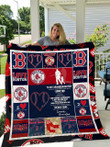  Boston Red Sox - To My Granddaughter - Love Grandpa Quilt
