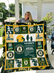  Oakland Athletics - To My Daughter - Love Mom Quilt