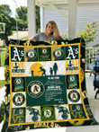  Oakland Athletics - To My Son- Love Mom Quilt