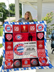  Bayern Munich To My Husband - Love Wife Quilt