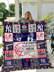  New York Yankees - To My Daughter - Love Mom Quilt