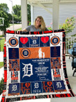 Detroit Tigers – To My Granddaughter – Love Grandmom Quilt