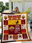 A.S. Roma – To My Son – Love Mom Quilt