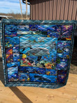 An Beautifull Dolphin Art Like Personalized Name Quilt Lieqx Fuct2409