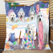Great Pyrenees Bubble Bath All Quilt Cifql