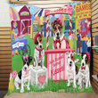 Jack Russell Terrier Kissing Booth All Quilt Cikdh