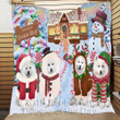 Samoyed Gingerbread House All Quilt Ciiqx