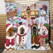 Chow Chow Gingerbread House All Quilt Cifqh