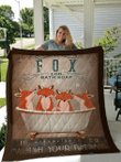 Fox Co Bath Soap Wash Your Paws Gift For Fox Lovers Framed Quilt