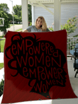 Feminist Empowered Women March Hot 2018 Quilt