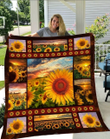 Ll – Sunset Sunflowers Quilt On Sale!
