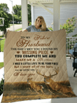 Giving Husband I Met You I Found My Missing Piece Deer Hunting Quilt