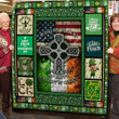 A Special Gift For Fans -Irish By Blood, American By Birth, Patriot By Choice - 3D Quilt - Ll